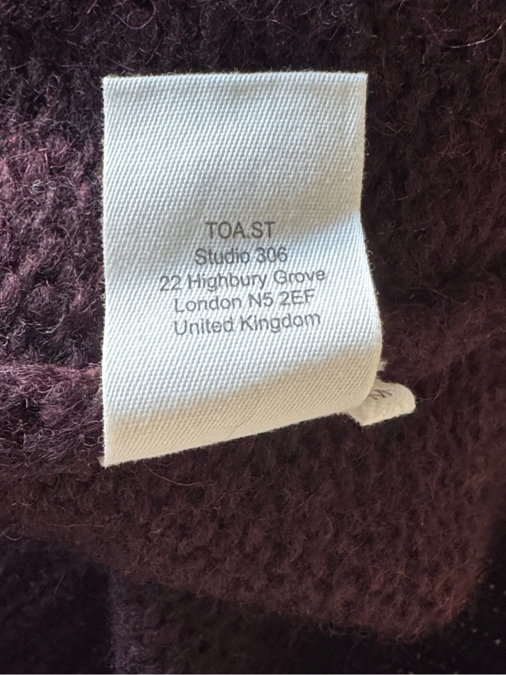 TOAST Alpaca Cotton Wool Patterned Yoke Fair Isle Sweater Size M - Picture 10 of 13